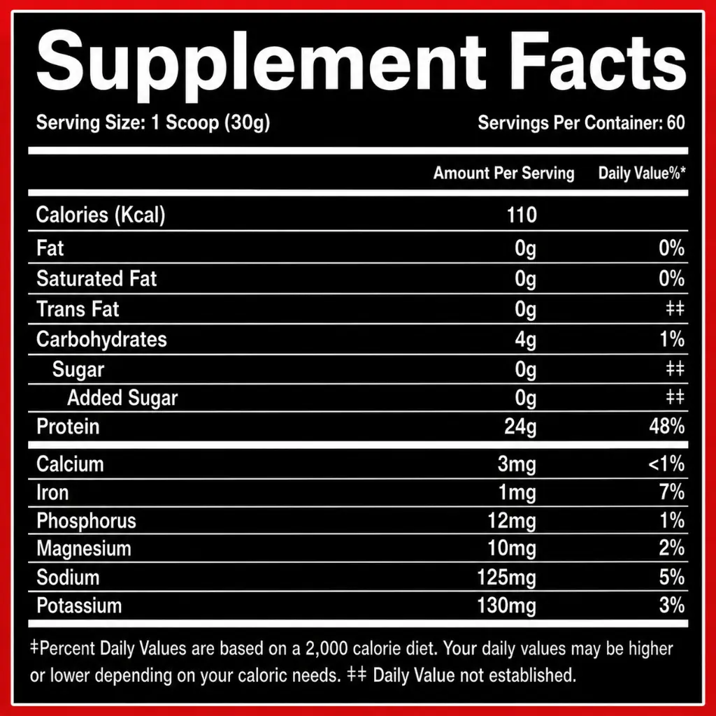 beef isolate facts