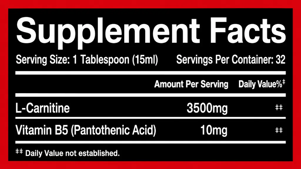 L-carnitine facts